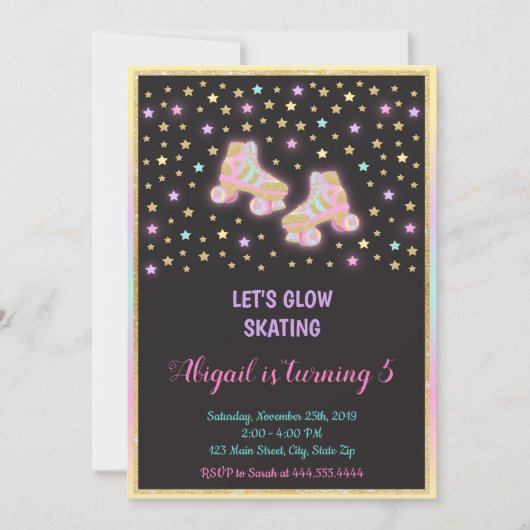 Uitnodiging tot het schaven van de roller, rolscha (Voorkant)