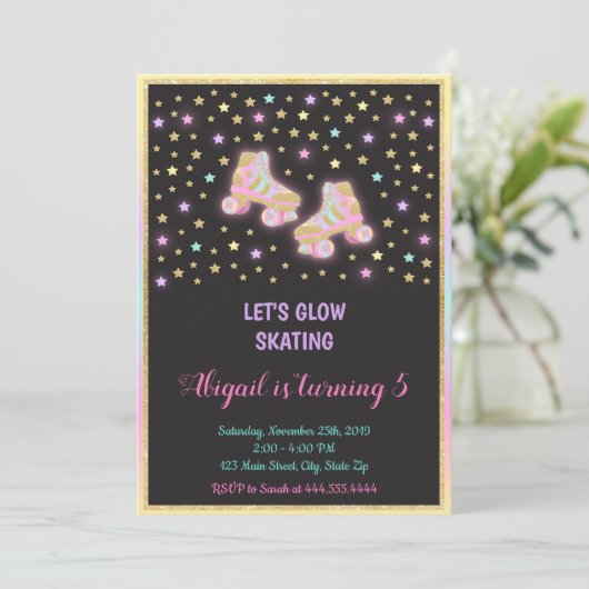 Uitnodiging tot het schaven van de roller, rolscha (Staand voorkant)