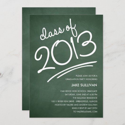 Uitnodiging tot het schrijven van Afstuderen in ka (Voorkant / Achterkant)