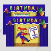 Uitnodiging tot het Show van kinderpop (Voorkant / Achterkant)