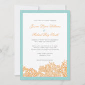 Uitnodiging tot het sturen van een koraalweddensch (Voorkant)