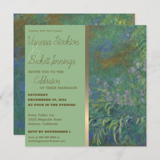 uitnodiging tot het sturen van een monetridans (Voorkant / Achterkant)