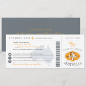 Uitnodiging tot het sturen van een vliegveld (Voorkant / Achterkant)