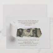 Uitnodiging tot het tonen van een Dollar Bill (Voorkant / Achterkant)