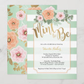 Uitnodiging tot het tonen van een tint en een goud (Voorkant / Achterkant)