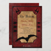 Uitnodiging tot het trekken van een huwelijk (Voorkant / Achterkant)