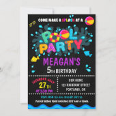 Uitnodiging tot het uitbrengen van een meisjesfees (Voorkant)