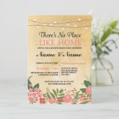 Uitnodiging tot het uitnodigen van de nieuwe huise (Staand voorkant)