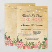 Uitnodiging tot het uitnodigen van de nieuwe huise (Voorkant / Achterkant)