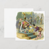  uitnodiging tot het uitnodigen van de oude koning (Voorkant / Achterkant)