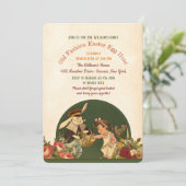  uitnodiging tot het uitnodigen van Easter Egg Hun (Staand voorkant)