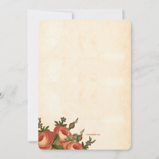 uitnodiging tot het uitnodigen van Easter Egg Hun (Achterkant)