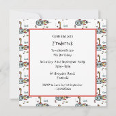 Uitnodiging tot het uitnodigen van gepersonaliseer (Achterkant)