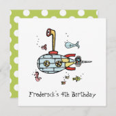 Uitnodiging tot het uitnodigen van gepersonaliseer (Voorkant / Achterkant)