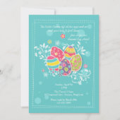 uitnodiging tot het uitnodigen van paaseieren (Voorkant)