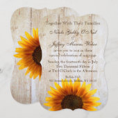 Uitnodiging tot het uitnodigen van Rustic Country  (Voorkant / Achterkant)