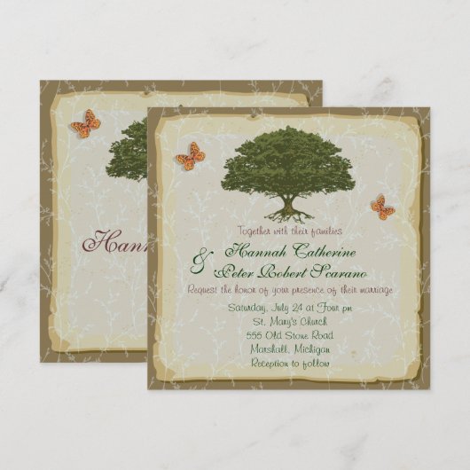 Uitnodiging tot het uitroepen van een ookeinse ele (Voorkant / Achterkant)