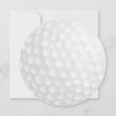 Uitnodiging tot het uitroepen van Golf Ball voor b (Achterkant)