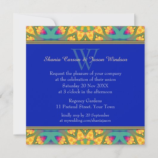 Uitnodiging tot het uitvoeren van magische-Bohemia (Achterkant)