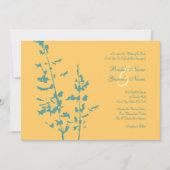 Uitnodiging tot het uitzenden van blauwgroen en ge (Voorkant)