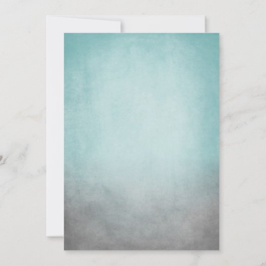 Uitnodiging tot het uitzenden van Blauwgroen en gr (Achterkant)