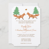  uitnodiging tot het uitzenden van bosfox pine-bru (Voorkant)