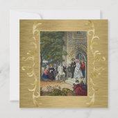 Uitnodiging tot het uitzenden van bruid en bruink (Achterkant)