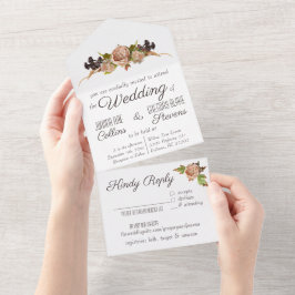  uitnodiging tot het uitzenden van bruiloft met bl