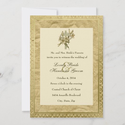 uitnodiging tot het uitzenden van Christelijke kr (Voorkant)