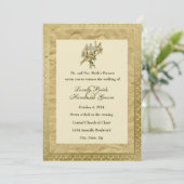 uitnodiging tot het uitzenden van Christelijke kr (Staand voorkant)