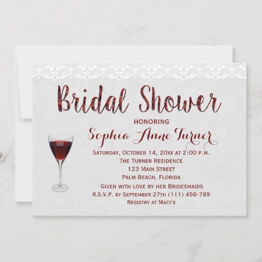 Uitnodiging tot het uitzenden van de Bridal voor h (Voorkant)