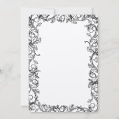 uitnodiging tot het uitzenden van de bruiloft in  (Achterkant)