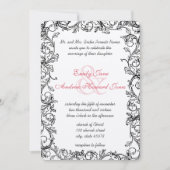 uitnodiging tot het uitzenden van de bruiloft in  (Voorkant)