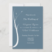 Uitnodiging tot het uitzenden van een blauwe bruil (Voorkant)