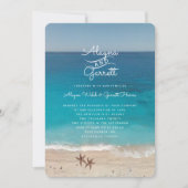 Uitnodiging tot het uitzenden van een blauwe oceaa (Voorkant)