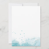 Uitnodiging tot het uitzenden van een blauwe oceaa (Achterkant)