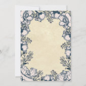 Uitnodiging tot het uitzenden van een  bloem (Achterkant)