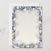 Uitnodiging tot het uitzenden van een  bloem (Achterkant)