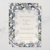 Uitnodiging tot het uitzenden van een  bloem (Voorkant / Achterkant)