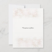 Uitnodiging tot het uitzenden van een blush Flush  (Achterkant)