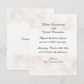 Uitnodiging tot het uitzenden van een blush Flush  (Voorkant / Achterkant)