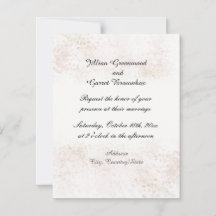 Uitnodiging tot het uitzenden van een blush Flush 