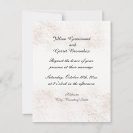 Uitnodiging tot het uitzenden van een blush Flush 