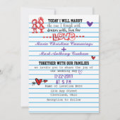 Uitnodiging tot het uitzenden van een bruiloft op (Voorkant)