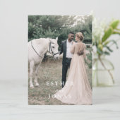  uitnodiging tot het uitzenden van een bruiloft vi (Staand voorkant)