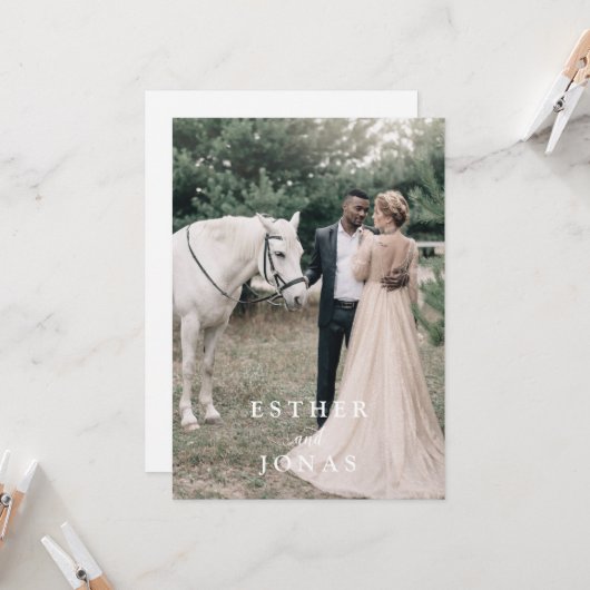  uitnodiging tot het uitzenden van een bruiloft vi (Voorkant / Achterkant in situ)