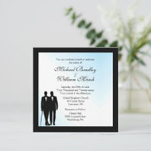 Uitnodiging tot het uitzenden van een dag om een d (Staand voorkant)