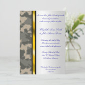 Uitnodiging tot het uitzenden van een Digital Camo (Staand voorkant)