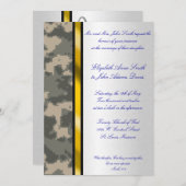 Uitnodiging tot het uitzenden van een Digital Camo (Voorkant / Achterkant)