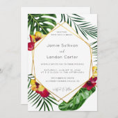 Uitnodiging tot het uitzenden van een drieviaans h (Voorkant / Achterkant)